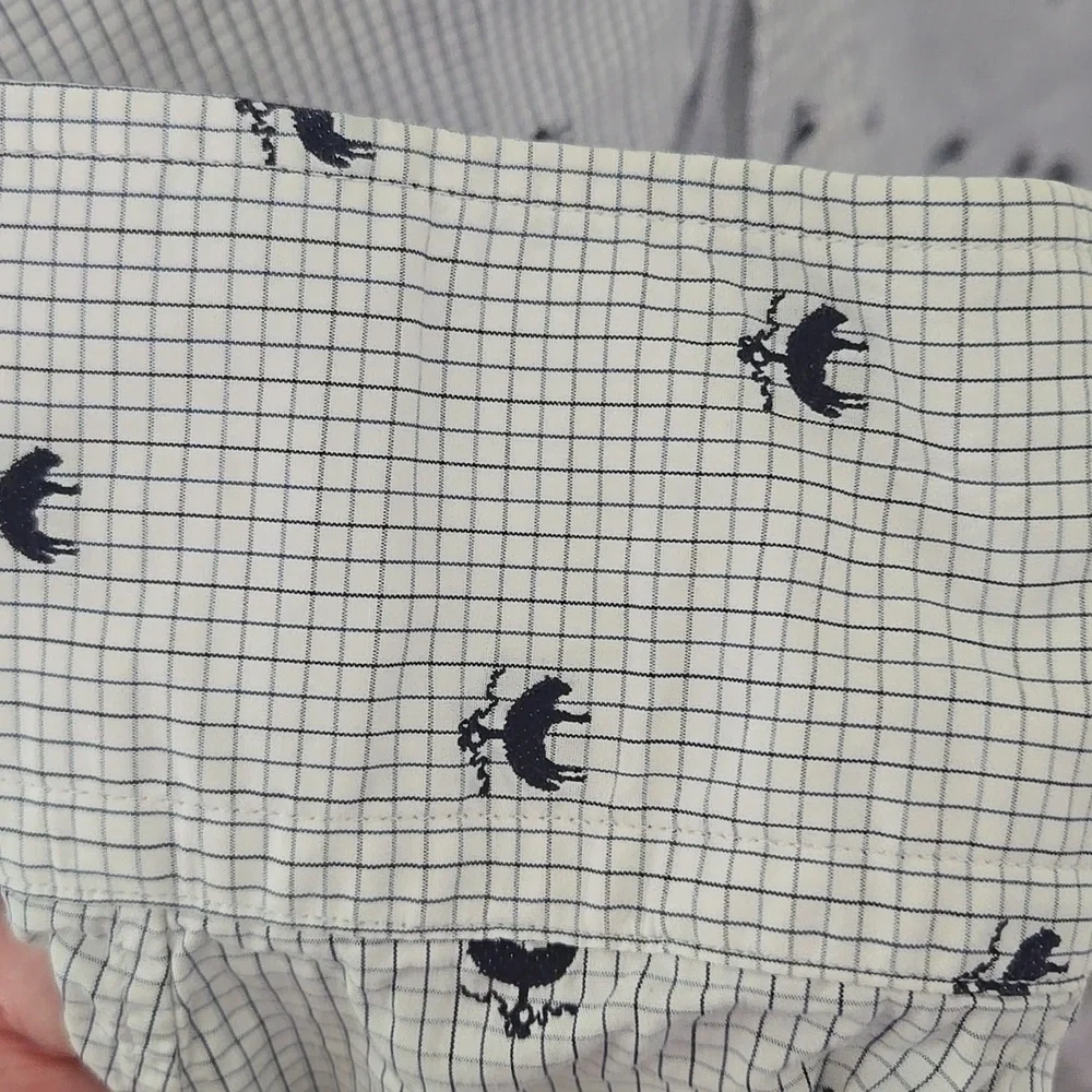 Brooks Brothers White Patterned Shirt - Picture 2 of 10